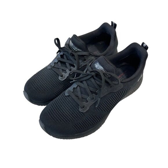 Skechers Womens Bobs Sport Squad 31362 Black Running Shoes Sneakers Size 9 Comfy - Picture 12 of 13